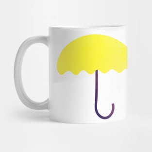 There's a Yellow Umbrella For Everyone Mug